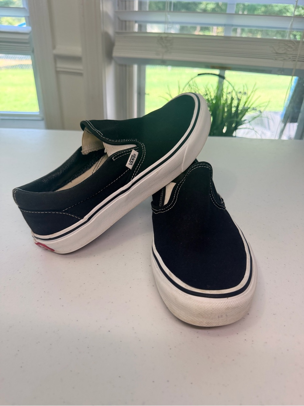 Vans Classic Slip-On Black Canvas Shoes